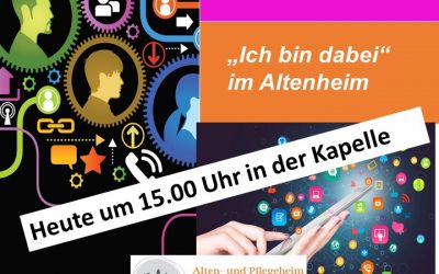 Ich bin dabei im Altenheim